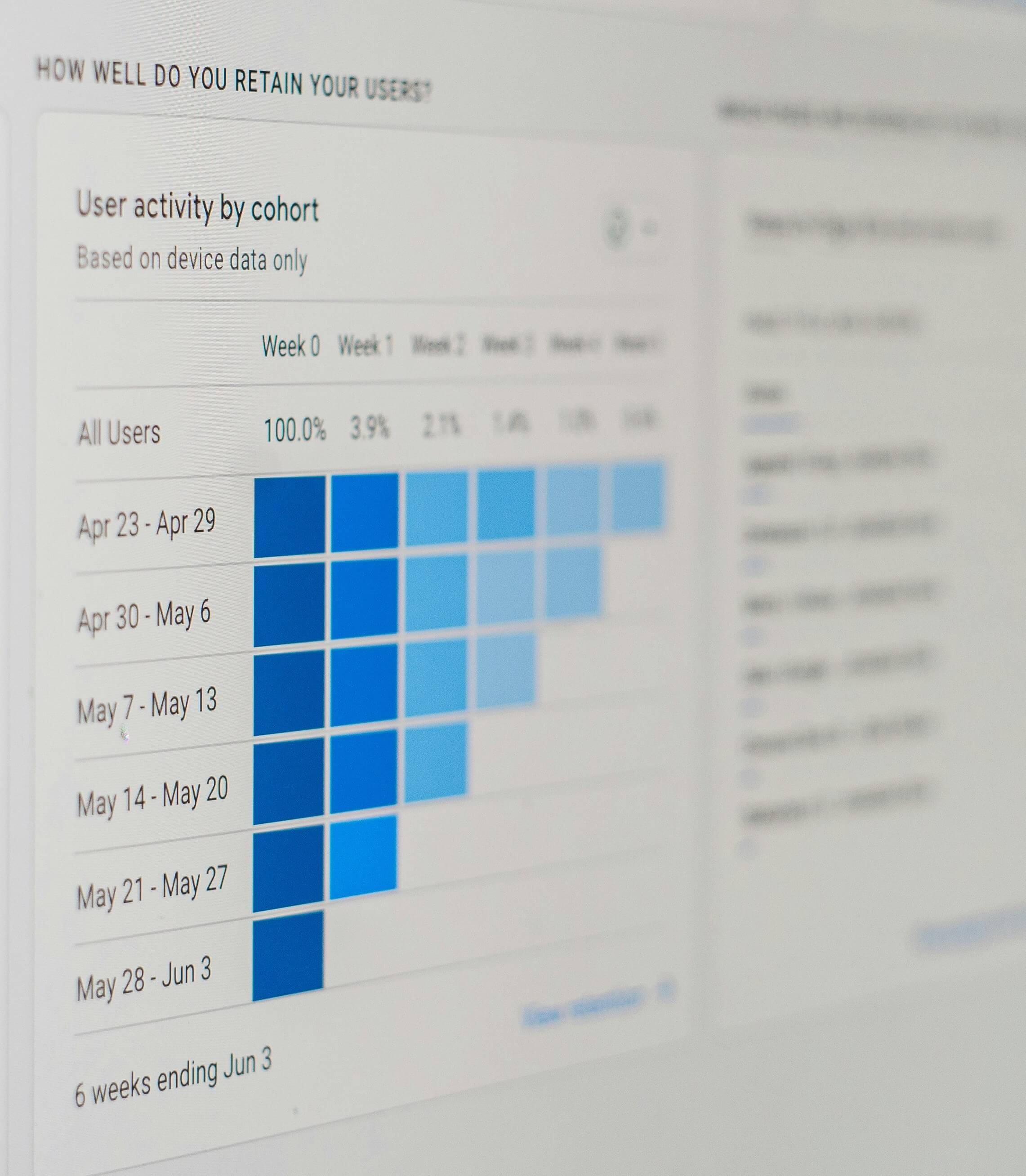 google analytics interface
