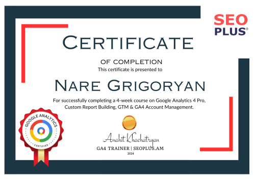 Google Analytics Certification