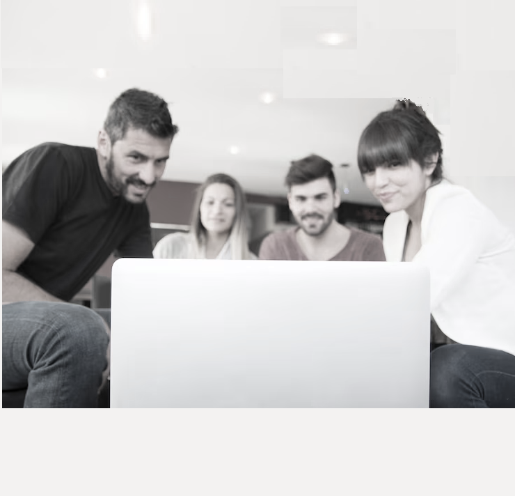 Friends over computer