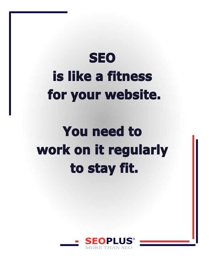 seo is like a fitness quote